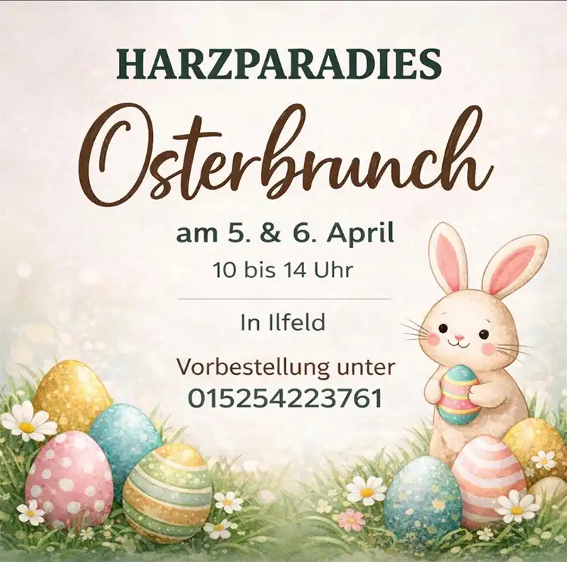 Osterbrunch im Hotel Harzparadies in Ilfeld